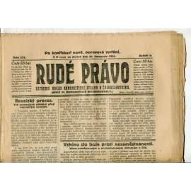 Rudé právo, ročník V., číslo 272/1924 (1. republika, staré noviny) - 20.11.1924
