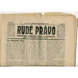 Rudé právo, ročník V., číslo 281/1924 (1. republika, staré noviny) - 30.11.1924