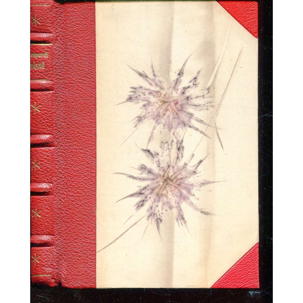 Básně Giacoma Leopardi-ho (vazba kůže - polokožená)