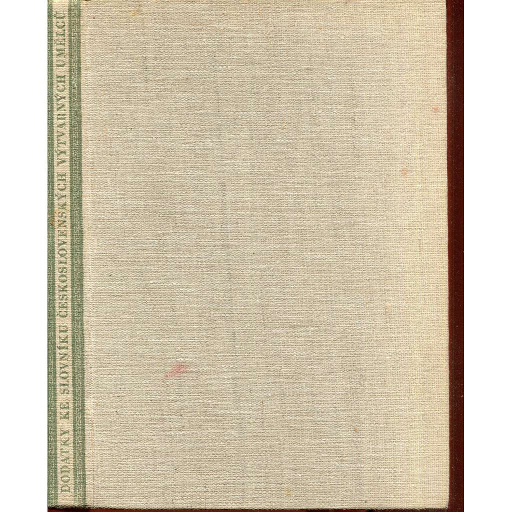 Dodatky ke slovníku československých výtvarných umělců