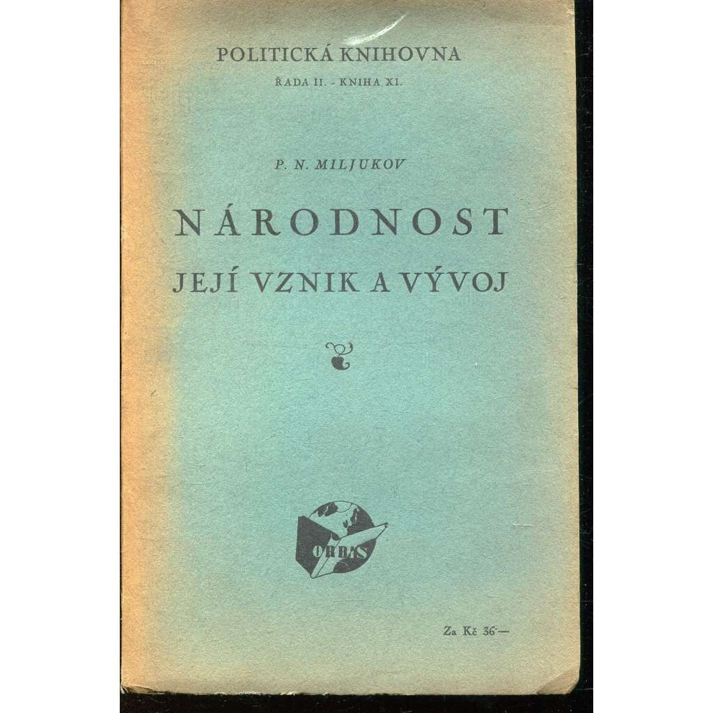 Národnost - její vznik a vývoj