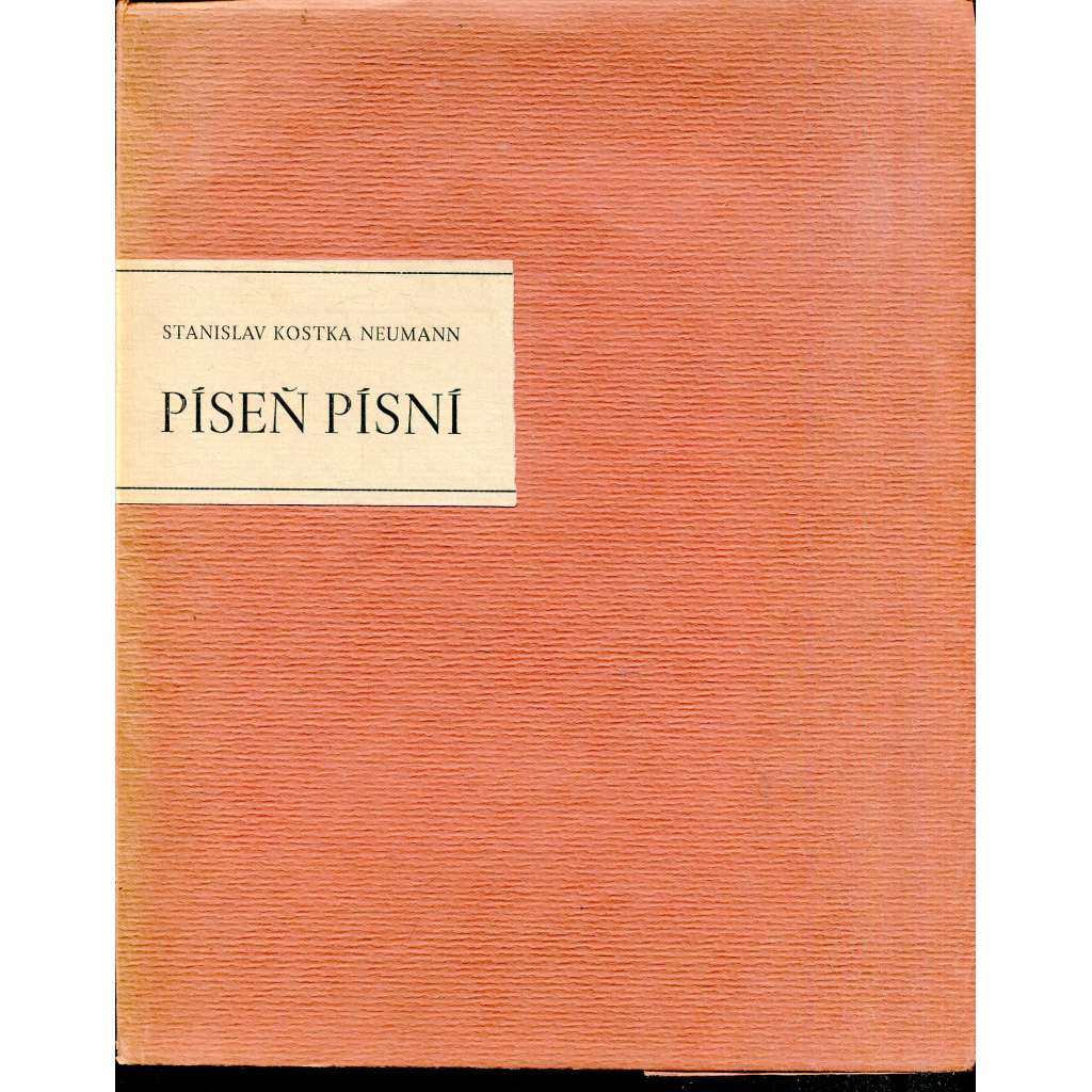 Píseň písní (grafiky a podpis Jaroslav Lukavský, Jaroslav Picka)