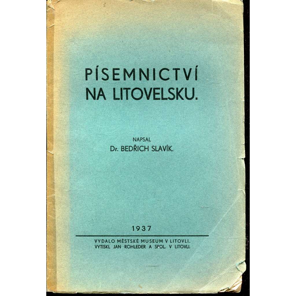 Písemnictví na Litovelsku (Litovel)