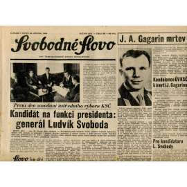 Svobodné slovo (29.3.1968) - staré noviny Svobodné slovo (29.3.1968) - staré noviny