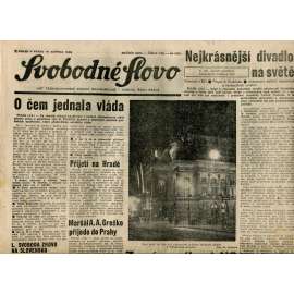 Svobodné slovo (17.5.1968) - staré noviny (není kompletní)