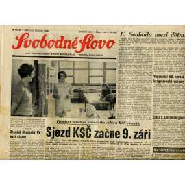 Svobodné slovo (2.6.1968) - staré noviny