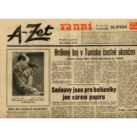 A-Zet ranní (14.5.1943) - staré noviny