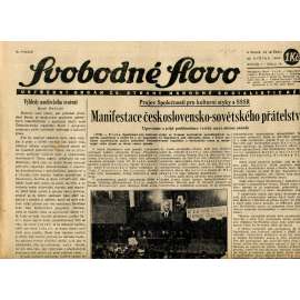 Svobodné slovo (23.5.1945) - staré noviny