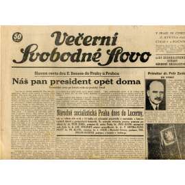 Svobodné slovo (15.5.1945) - staré noviny