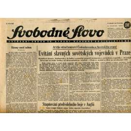 Svobodné slovo (7.6.1945) - staré noviny Svobodné slovo (7.6.1945) - staré noviny