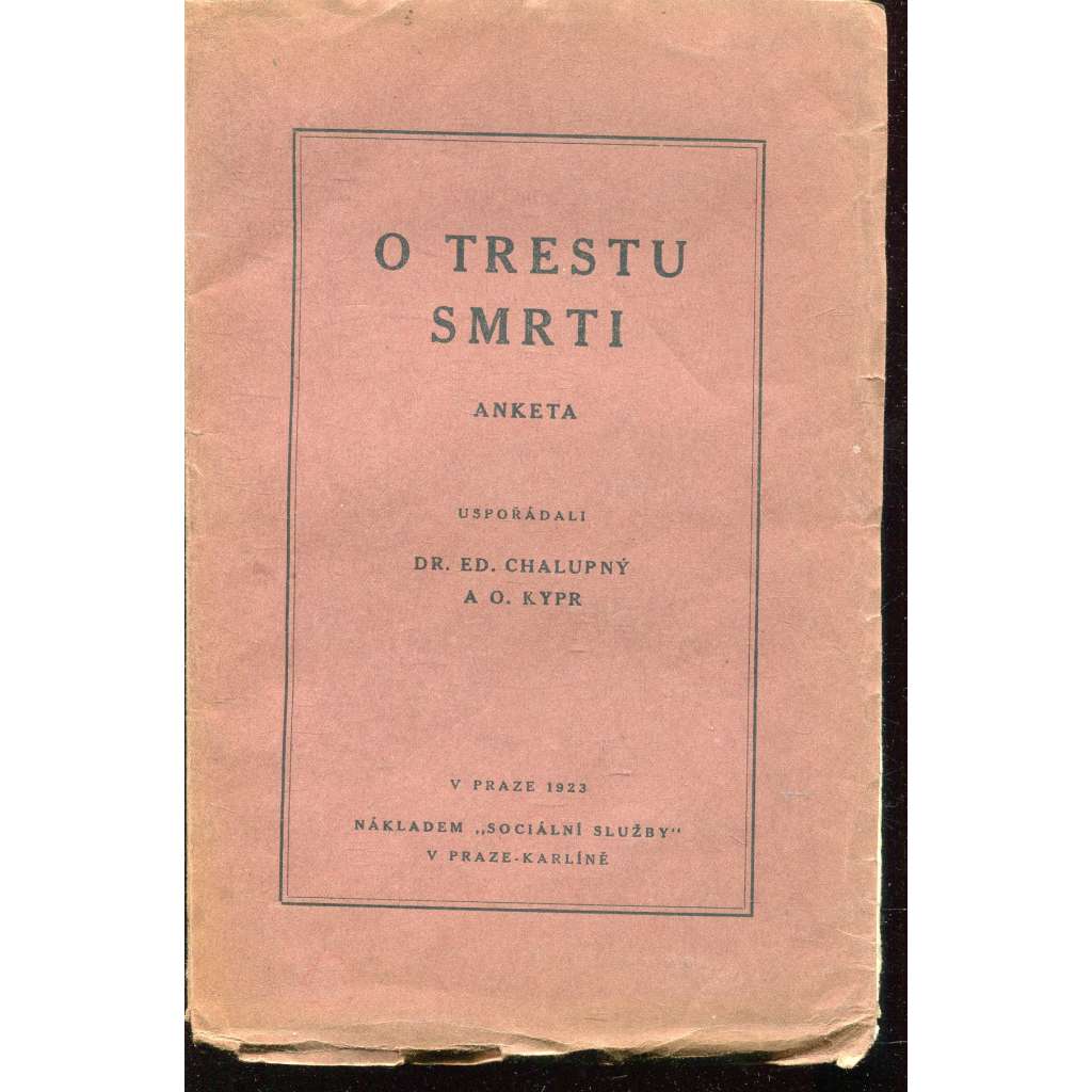 O trestu smrti - anketa (právo) O trestu smrti - anketa (právo)