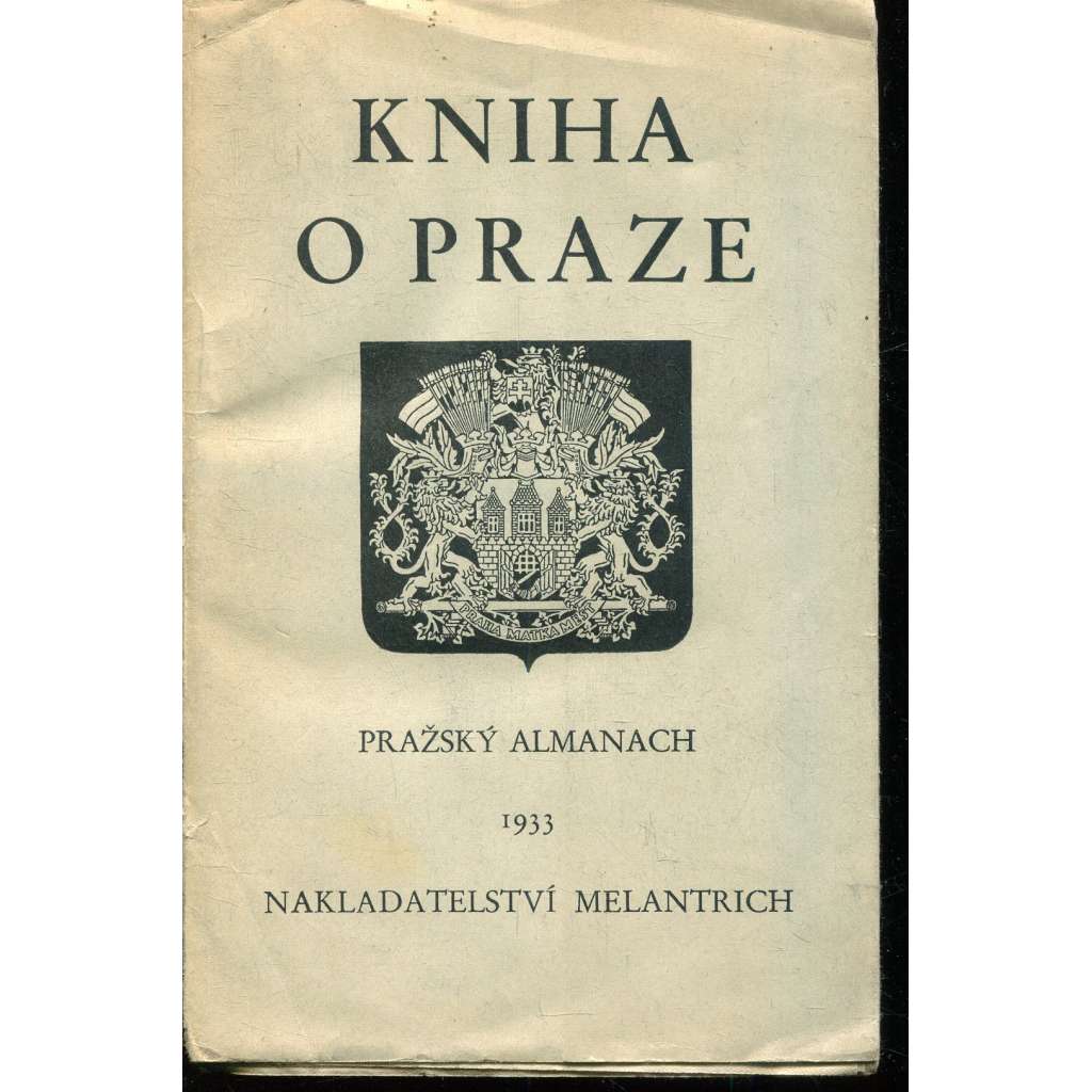 Kniha o Praze (Pražský almanach) IV.