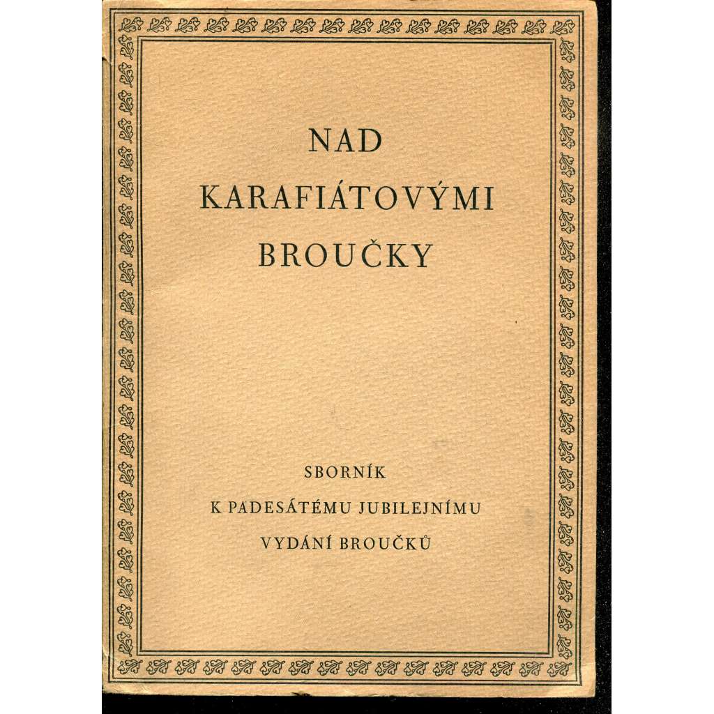 Nad Karafiátovými Broučky (Broučci, Jan Karafiát)