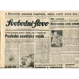 Svobodné slovo (26.6.1991) - staré noviny