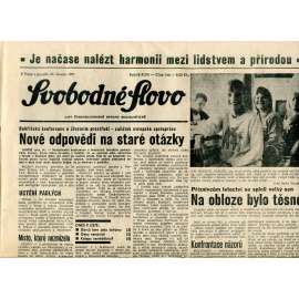 Svobodné slovo (24.6.1991) - staré noviny