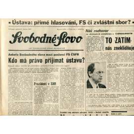 Svobodné slovo (21.6.1991) - staré noviny