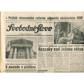 Svobodné slovo (3.5.1991) - staré noviny