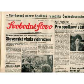 Svobodné slovo (20.4.1991) - staré noviny