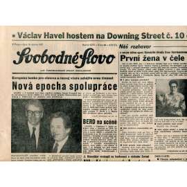 Svobodné slovo (16.4.1991) - staré noviny