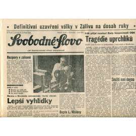 Svobodné slovo (8.4.1991) - staré noviny