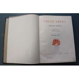 Volné směry 1924-1925, roč. XXIII. (časopis, měsíčník, malířství, sochařství, mj. O. Butter - Masaryk a umění; J. Cibulka - N. P. Kondakov; M. Dvořák - P. Bruegel; J. Pečírka - C. Corot)