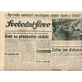 Svobodné slovo (5.4.1991) - staré noviny