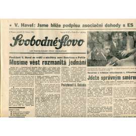Svobodné slovo (25.3.1991) - staré noviny