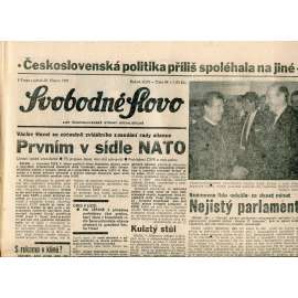 Svobodné slovo (22.3.1991) - staré noviny