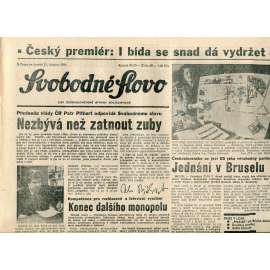 Svobodné slovo (21.3.1991) - staré noviny