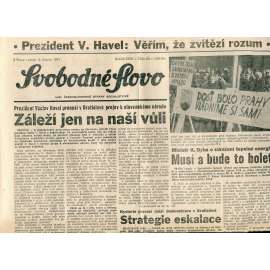 Svobodné slovo (15.3.1991) - staré noviny