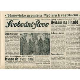 Svobodné slovo (18.2.1991) - staré noviny