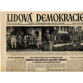 Lidová demokracie (8.6.1945) - staré noviny