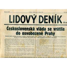 Lidový deník (11.5.1945) - staré noviny