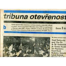 Tribuna otevřenosti (20.3.1968) - staré noviny