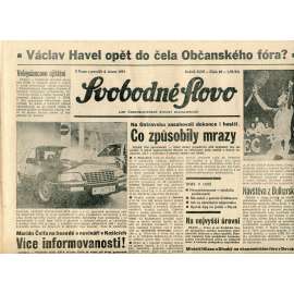 Svobodné slovo (4.2.1991) - staré noviny