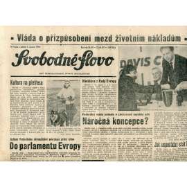 Svobodné slovo (1.2.1991) - staré noviny