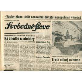 Svobodné slovo (31.1.1991) - staré noviny