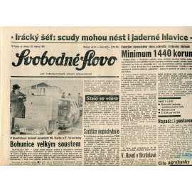 Svobodné slovo (30.1.1991) - staré noviny