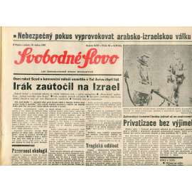 Svobodné slovo (19.1.1991) - staré noviny