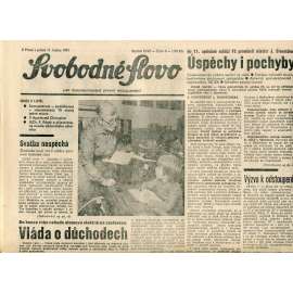 Svobodné slovo (11.1.1991) - staré noviny
