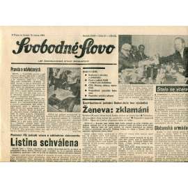 Svobodné slovo (10.1.1991) - staré noviny