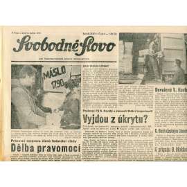 Svobodné slovo (8.1.1991) - staré noviny