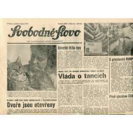 Svobodné slovo (4.1.1991) - staré noviny