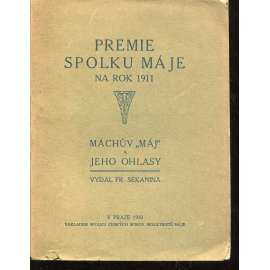 Premie spolku Máje na rok 1911 - Máchův Máj a jeho ohlasy