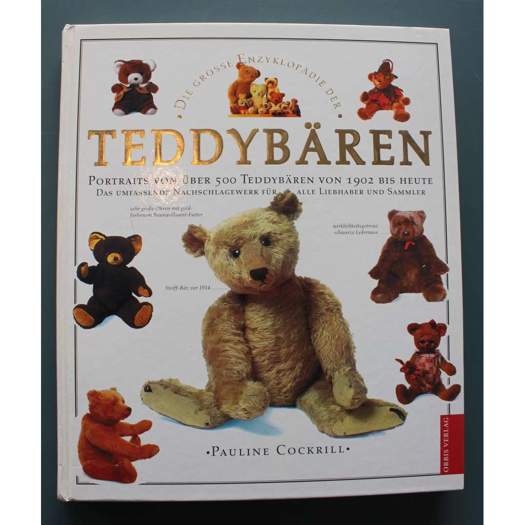 Die grosse Enzyklopädie der Teddybären (Velká encyklopedie plyšových medvídků; medvídci, hračky)