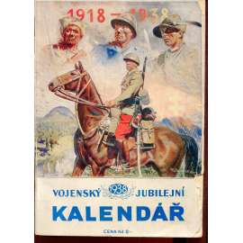 Vojenský jubilejní kalendář na rok 1938 (obálka Zdeněk Burian)