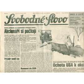 Svobodné slovo (30.3.1993) - staré noviny