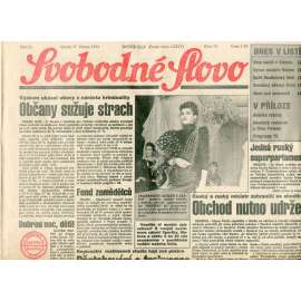 Svobodné slovo (27.3.1993) - staré noviny