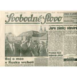 Svobodné slovo (22.3.1993) - staré noviny