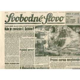 Svobodné slovo (18.3.1993) - staré noviny